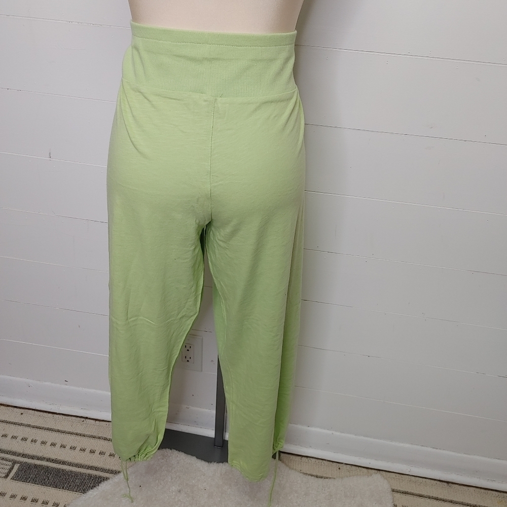 The Earth Collection 100% cotton lime green pants XL - Picture 8 of 10